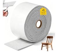 Feutrine Autocollante Patin Feutre 5mx6cm Isolation de Tuyaux Patins en Feutre Adhesive Découpe Libre de Toute Pour Meubles Window Canalisations Plancher en Bois (Gris, 6CM x 5M)