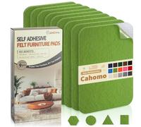 Feutrine Autocollante Vert, Patins pour Meubles, Patin Chaise, 9 Pièces 20x10 cm 3mm d'épaisseur Feutre Auto-adhésifs, Antiderapant Feutrine Tampon Chaise pour Meuble, Cadre, Voiture, DIY