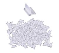 FewNvWa 100 Pièces Accroche Plante Grimpante, Clips Plantes Grimpantes Plastique, Clips de Greffe de Plante pour Soutenir Les Arbres Fruitiers et Les Fleurs, Greffer des Fruits Légumes Semis, 3mm