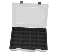 FewNvWa Boîte de Rangement Voitures Miniatures Coffret Collectible Voiture Jouet Compartiments Pratiques Fermeture Robuste Matériau Transparent Adaptée Au Ran, Bleu