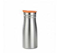 FewNvWa Bouilloire en Acier Inoxydable avec Thermique Carafe Verseuse Ergonomique Pichet en Métal Facile à Nettoyer Adaptée pour Restaurants Cafés Bureaux, 1000ML, Org Sans Poignée