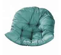 FewNvWa Coussin de Siège Suspendu Coussin de Chaise Suspendue Coussin Hammac Coussin d'Assise Dossier avec Garnissage Maintenu par Piqûres et Insert Amovible, Gris, 85 105cm
