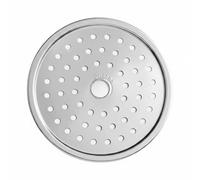 FewNvWa Cuiseur Vapeur Support Métallique Insert Perforé Grille de Cuisson Amovible Base Épaissie Convient à la Préparation à la Vapeur pour Légumes Famille, 14-5cm