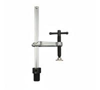 FewNvWa Insertion Clamp Fixture Outil Étau Poignée Fixation Rapide Mécanisme à Cliquet Matériau Acier Adapté pour Atelier Réparation Bricolage Menuiserie, Pince À Barre En T 160x60, Base 16mm
