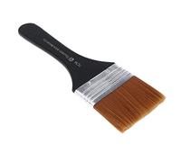FewNvWa Pinceau Professionnel à Manche en Bois, Pinceau Plat en Acrylique, Pinceau pour Peinture à l'huile, Largeur 7cm