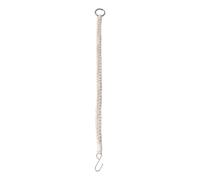 FewNvWa Rallonge pour de Plantes, Support de Plantes en Macramé Réglable, Rallonge de Corde Tressée à La Main avec Anneau en Fer pour Restaurants E, 46 cm