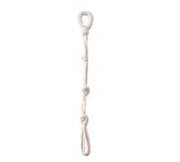 FewNvWa Rallonge pour de Plantes, Support de Plantes en Macramé Réglable, Rallonge de Corde Tressée à La Main avec Anneau en Fer pour Restaurants E, 41 cm