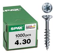 FEX-H, 4 x 30 mm, 1000 pièces, Filetage partiel, Tête fraisée, T-STAR plus T15, 4CUT, WIROX - 35704012301011