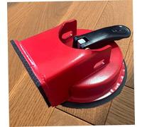 Fexvan Fixateur d'écart de Sol, Pince à Planches Robuste Rouge avec Aspiration pour sols carrelés en Bois Dur