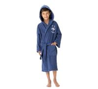 FFF Champions Peignoir Enfant | 100% Coton | OEKO-TEX | Bleu