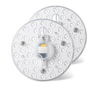 FfOcco Panneau annulaire LED 60W 50W 36W 24W 18W 12W, Panneau de Plafond Rond, Panneau de Lampe Circulaire AC 220V 230V 240V (Color : Round 50W 220V, Size : Cold White)