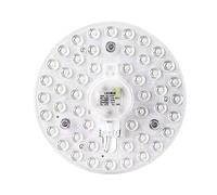 FfOcco Panneau Lumineux LED 220V Anneau Rond Cercle LED Panneau de Panneau Lumineux 12W 18W 24W 36W 72W for Remplacement de plafonnier LED Module Lampes (Color : Basic 18W)