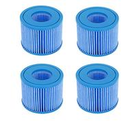 FFyan Lot de 4 filtres de Type VI pour Best-Way Filtre Piscine Cartus Taille 6 Piscine Filtre Cartouche -58323, Cartouches de Filtre Spa Filtre de Nettoyage de Piscine