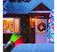 FGDFGDG Projecteur de Noël Gypsophile Rouge/Vert - Lumières d'intérieur/extérieur pour la Décoration de Vacances