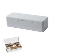 FGDTREE Durabilité - Organiseur de batterie double couche pour 115 pièces de 2 A 3 A et piles de monnaie - Design anti-humidité - Planificateur de batterie de grande capacité