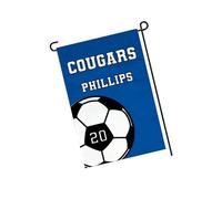 FGDTREE Élégant panneau de football de 30 x 45 cm dans des couleurs profondes pour les supporters sportifs et les admirateurs sur le thème du football standard standard dynamique de football standard