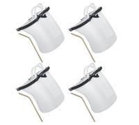 FGDTREE Sac à vin en silicone avec paille pour fête de piscine, extérieur, grande capacité, porte-boisson résistant aux fuites, 4 pièces, 15.5x20x22cm