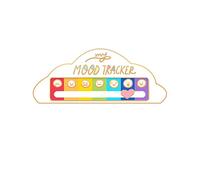 FGT Pin's interactif My Mood Tracker Emoji Rainbow Mood Tracker Épinglette pour homme et femme Cœur mignon Badge coulissant pour l'expression de soi, One Size, Cuivre, Pas de pierre précieuse
