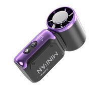 FHGSPQWM Ventilateur de refroidissement portable rechargeable haute vitesse avec affichage numérique pour l'extérieur, les bureaux, le maquillage puissant