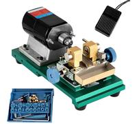 FHRKA Machine à percer Les Perles 300 W, Machine à percer Le Corail et à Maintenir Les Perles d;Ambre, Ensemble Complet avec Vitesse réglable et Interrupteur au Pied