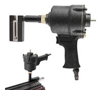 FHRKA Perforatrice pneumatique 3,2-13 mm, Pistolet perforateur pneumatique Industriel, marges réglables, Machine à perforer Les Portes avec des Trous Ronds (8.3mm)