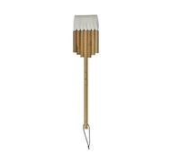 FHYTGBS Peinture pinceaux Plats - 1PC Plat Poils de chèvre Manche en Bambou Art Fournitures Aquarelle Artiste Brosse (Color : Size5)