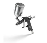 FIAC Pistolet à Peinture 1863, Pistolet Peinture pour Petites Surfaces, Aérographe avec Réservoir de Peinture de 100ml, Buse de 0.8 mm, Pression Max 3 Bar, Noir
