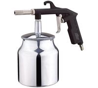 FIAC Pistolet de Sablage pour Compresseur avec Buse de 6mm, Sableuse avec Réservoir de Sable de 1L, Accessoire Compresseurs, Pression Max. 8 Bar, Noir
