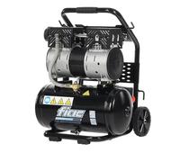 FIAC Supersilent 10 Silent, Compresseur d'air portable, Compresseur d'air sans huile, Pression maximale 8 Bar, Puissance 1 HP, Réservoir 10 Litre, Bruit 58 dB LpA