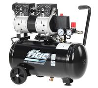 FIAC Supersilent 24 Silent Mobile Air Compressor, Compresseur d'air sans huile, Pression maximale 8 Bar, Puissance 1 HP, Réservoir 24 Litre, Bruit 58 dB LpA