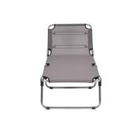 Fiam Chaise longue Amigo Tissu continente-support en aluminium