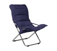 Fiam Chaise longue Fiesta Soft tissu Navy. structure en aluminium