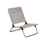 Fiam Chaise longue Quick Taupe-support en aluminium