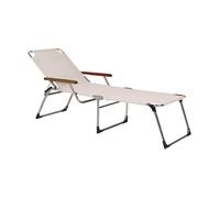 Fiam Lit de soleil Amigo haut avec accoudoirs White-beige