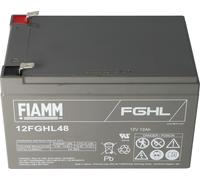 Fiamm 12FGHL48 Batterie plomb PB 12 volts 12000mAh avec contacts Faston 6,3mm