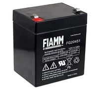 FIAMM Batterie au plomb FG20451 12 V 4,5 Ah ASI 20451 AGM Faston - Non tissée - 4,8 mm