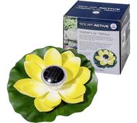 FIAP 3206-3 SOLAR ACTIVE WaterLily Yellow Lampe décorative solaire LED LED intégrée jaune