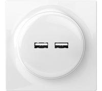 Fibaro Walli N, 2 ports USB, USB 2.0, 0 - 40 °C, 0 - 90 %, blanc, 100 - 240 V