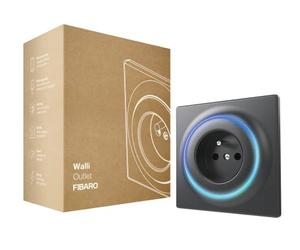 FIBARO Walli Outlet E / Z-Wave Plus FGWOE-011-8 Prise intelligente type E Anthracite