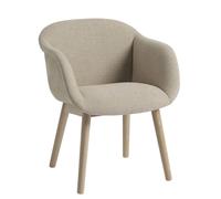 Muuto Fiber Soft Armchair base tubulaire Ecriture 240/Grey