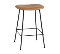 Fiber - Tabouret de bar 65cm cuir WxHxD 45x66x44cm