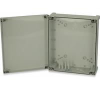 FIBOX Boîtier, Tempo TA 342912, 344x289x117, Boîtier ABS avec charnière de couvercle, couvercle gris