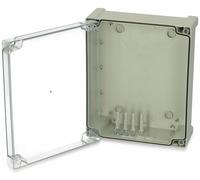 FIBOX boîtier, Tempo TPC 292411T, 289x239x107, boîtier PC,charnière,couvercle transparent