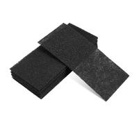 Fibre de Charbon Actif Filtres à Air 10 Feuilles | Feuilles Noires Découpables, Technologie Haute Efficacité, Usage Polyvalent, pour Ventilation et Autres Projets