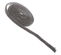 Fibre de Verre Adhésif Joint Plat pour Porte de Poêle Cheminée | Ruban Isolant Thermique 2m, Stabilité Haute Température, Limite les Fuites de Fumée, pour Portes D’insert et Cendrier