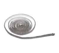 Fibre de Verre Joint de Cheminée 78,74 Po Plat Adhésif | Pose Facile, Résistance Thermique Stable, pour Poêle à Bois, Insert de Cheminée, Entretien Domestique et Réparation