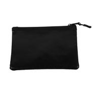 Fibre de Verre Pochette et Silicone Ignifugée pour Documents Noir | Rangement Compact pour Factures et Papiers du Véhicule, Fermeture Zippée Lisse, Ouverture Pratique au Quotidien Évacuation
