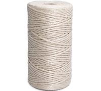 Ficelle de jute colorée de 100 m - Corde en jute naturelle durable - Parfaite pour les travaux manuels, les bocaux, les couteaux, les décorations de mariage, la maison, le jardinage, les cadeaux,