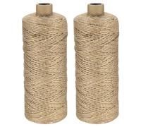 Ficelle en Jute, Corde de Jute Naturelles, 1mmx400m Corde Chanvre Ficelle Corde de Jardinage pour Décoration, Bricolage, Jardinage
