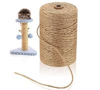 Ficelle en Jute, Corde de Jute Naturelles, 3mm x 200m Corde Chanvre Ficelle Corde de Jardinage pour Décoration, Bricolage, Jardinage